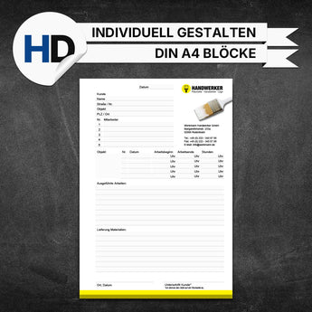 Produktbild Montageberichte Maler - Hans (Blöcke)