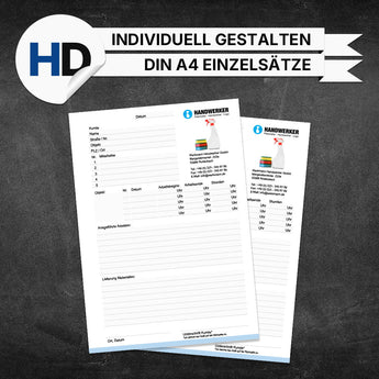 Produktbild Montageberichte Reinigung - Hans (Einzelsätze)