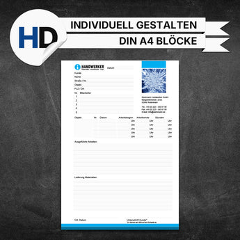 Produktbild Montageberichte Sanitär & Heizung - Johanna (Blöcke)