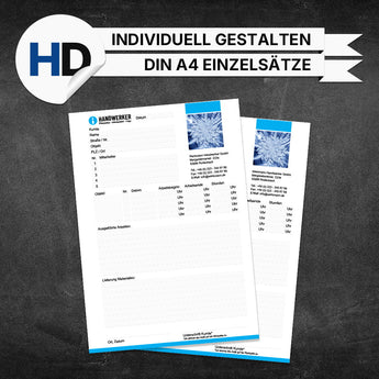 Produktbild Montageberichte Sanitär & Heizung - Johanna (Einzelsätze)