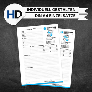 Produktbild Montageberichte Sanitär & Heizung - Peter (Einzelsätze)