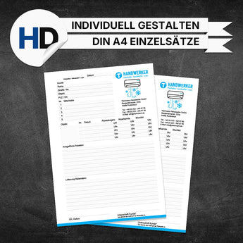 Produktbild Montageberichte Sanitär & Heizung - Petra (Einzelsätze)