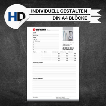 Produktbild Montageberichte Trockenbau - Johann (Blöcke)