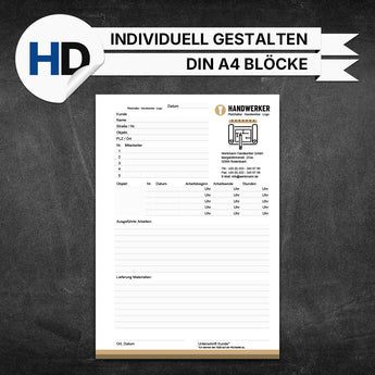 Produktbild Montageberichte Trockenbau - Peter (Blöcke)