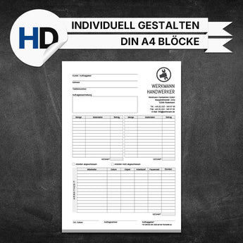 Produktbild Regieberichte Allgemein - Markus (Blöcke)