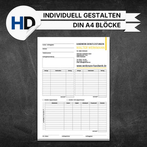 Produktbild Regieberichte Allgemein - Walter (Blöcke)