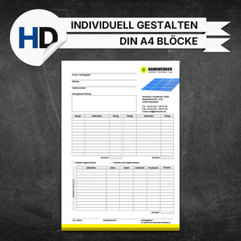 Produktbild Regieberichte Elektro & Solar - Hanna (Blöcke)