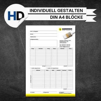 Produktbild Regieberichte Maler - Hans (Blöcke)