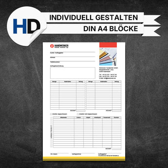 Produktbild Regieberichte Maler - Johann (Blöcke)