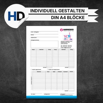 Produktbild Regieberichte Reinigung - Peter (Blöcke)