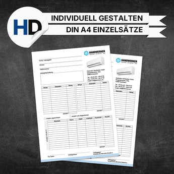 Produktbild Regieberichte Sanitär & Heizung - Hanna (Einzelsätze)