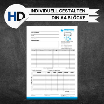 Produktbild Regieberichte Sanitär & Heizung - Petra (Blöcke)