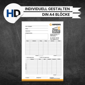 Produktbild Regieberichte Tischler - Peter (Blöcke)