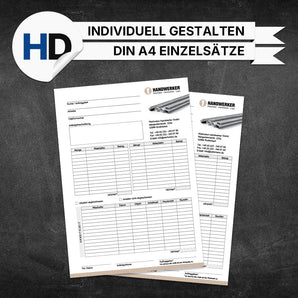 Produktbild Regieberichte Trockenbau - Hans (Einzelsätze)