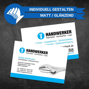 Visitenkarten Sanitär & Heizung - Hans